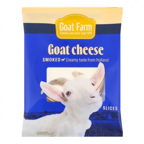 Сир козячий копчений GOAT FARM нарізка 100г (Нідерланди)