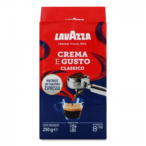 Кава Lavazza 250 г мел. Crema and Gusto Espresso (Італія)