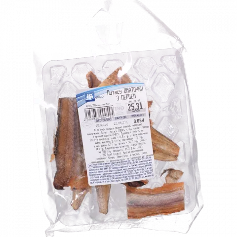 Єврогруп Путассу Шматочки з перцем сол. суш. ваг.