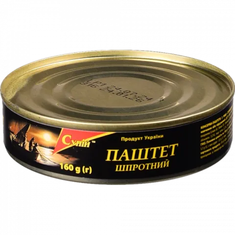 Паштет шпротний Супій 160 г з/б