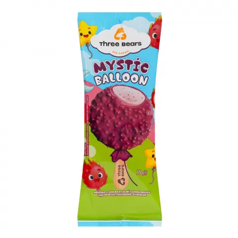 Морозиво Три Ведмеді 55 г Mystic balloon глазур.
