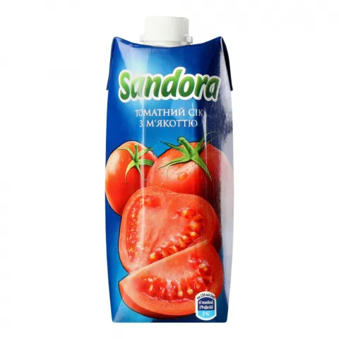 Сік Сандора 0,5 л Томатний з сіллю