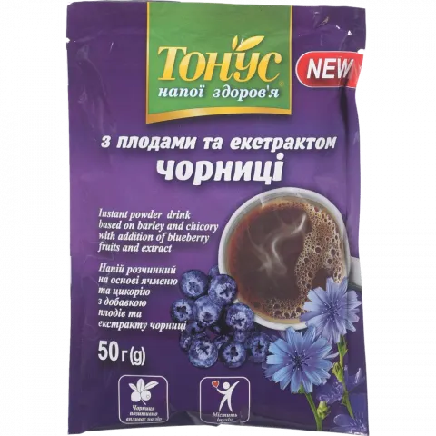 Кав Нап Золоте Зерно 50 г Чорниця