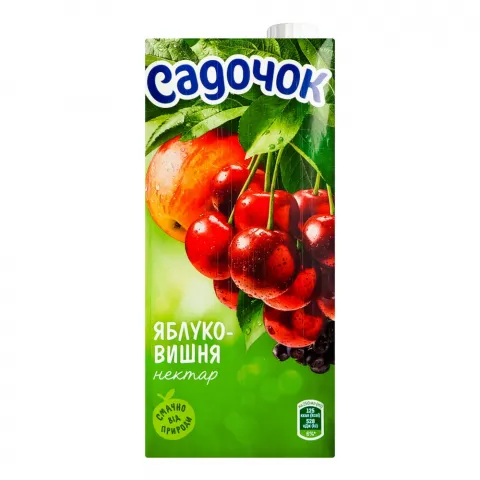 Нектар Садочок 0,95 л Яблучно-вишневий