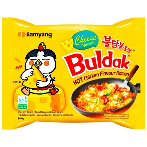 Локшина рамен Samyang Buldak Hot Chicken сир 140г И474