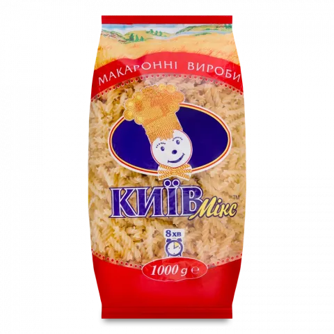 Макарони Київ-мікс 1 кг Спіральки
