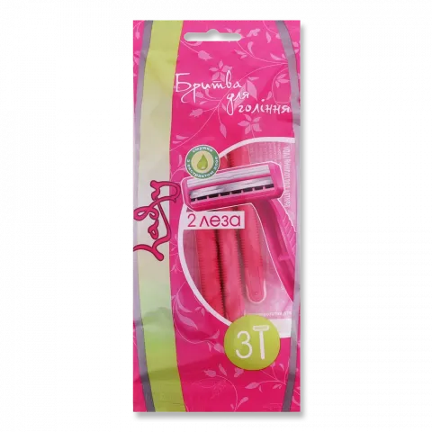 Станок д/гоління Lady 3 шт. однораз. зі змащув. смужкою