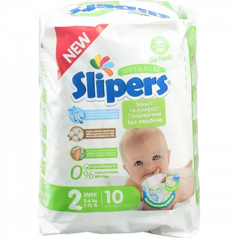 Підг. Slipers S-202 2 Mini 10 шт. (3-6 кг) И257 (Туреччина)