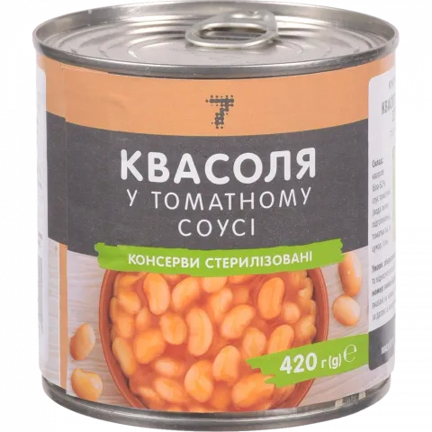 Конс Квасоля 7` 420 г з/б у т/с`