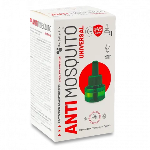 Рідина в/комарів Anti mosquito 30 мл 45 ночей