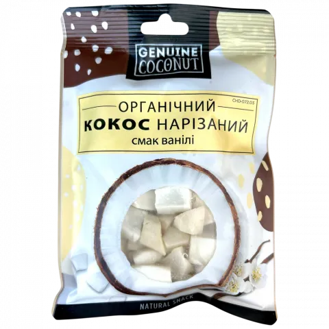 Кокос нарізаний зі смаком ванілі (Наш імпорт) 56 г