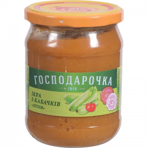 Ікра кабачкова Господарочка 445 г скл. твіст