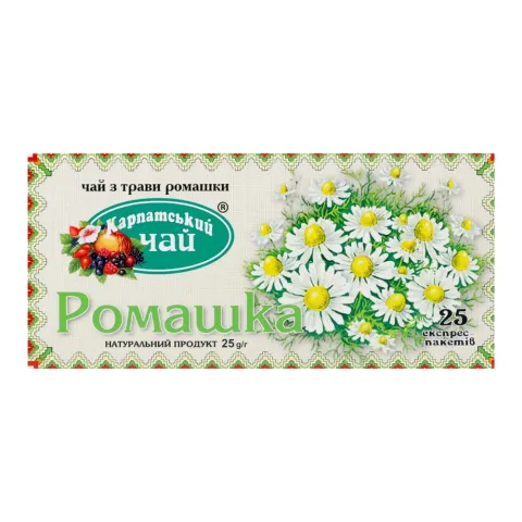 Чай Карпатський 25 шт. Ромашка