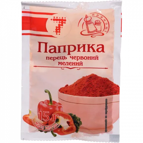 Паприка червона 7` 15 г мел.`