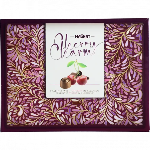 Цукерки MAGNAT 150 г праліне шоколадне з вишневою начинкою (Польща)