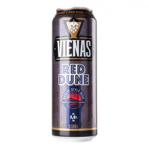 Пиво VIENAS Червона дюна 0,568 л 5,8 напівтемне фільтр. з/б (Литва)
