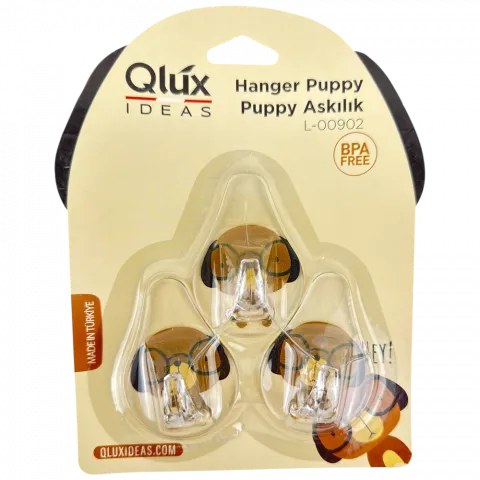 Набір гачків 3шт Qlux пласт.ТваринкиL-00902И027(Туреччина)