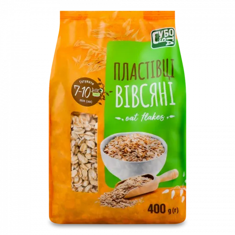 Пластівці Субота 400 г Вівсяні