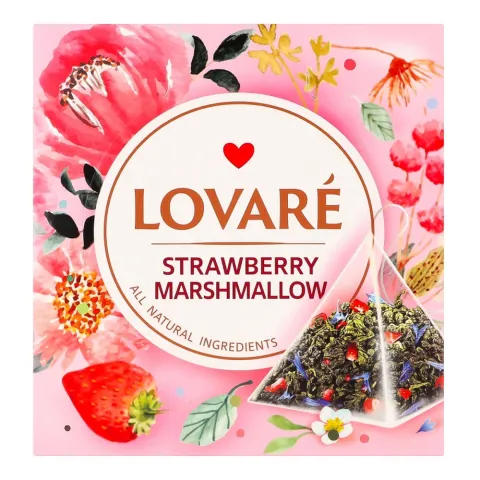 Чай Lovare 15 шт. Полуничний зефір
