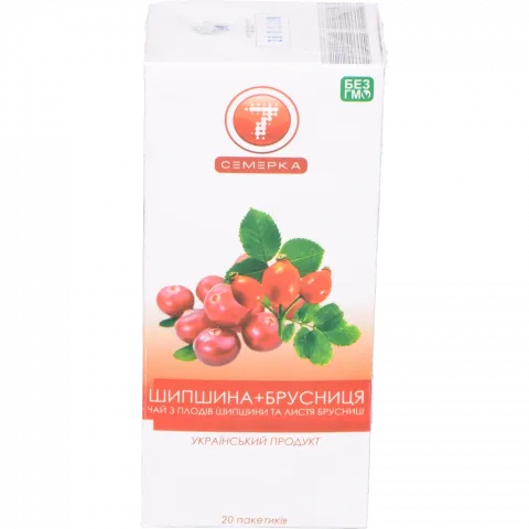Чай 7` 20 шт. Шипшина + Брусниця`