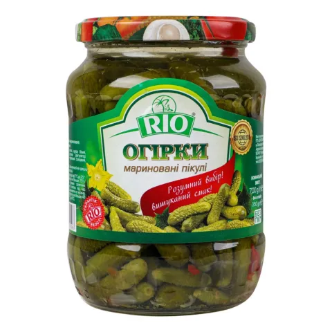 Конс Пікулі Ріо 700 г скл. мариновані