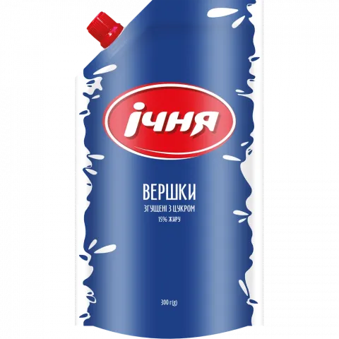 Вершки згущені Ічня 300 г д/пак. з цукром