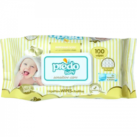 Серветки вологі Predo дит. 100 шт. W-100 И116 (Туреччина)