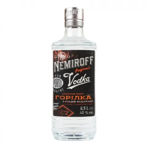 Горілка Неміров 0,5 л чорн.