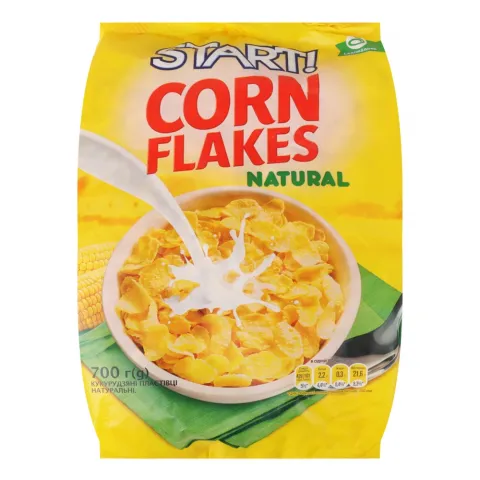 Сухий сніданок Старт Пластівці 700/850 г пак. натуральні