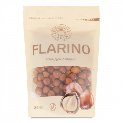 Горіх ТМ Flarino` Фундук свіжий 200 г`