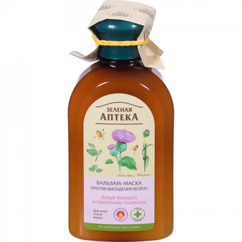 Бальзам-маска Green Pharmacy 300 мл проти випадіння волосся