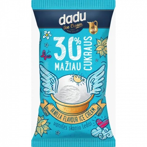 Морозиво DADU ванільне у стаканчику 40г И836 (Литва)