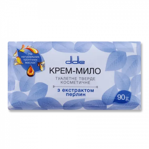 Крем-мило Didie 90 г косметичне з екстрактом перлин