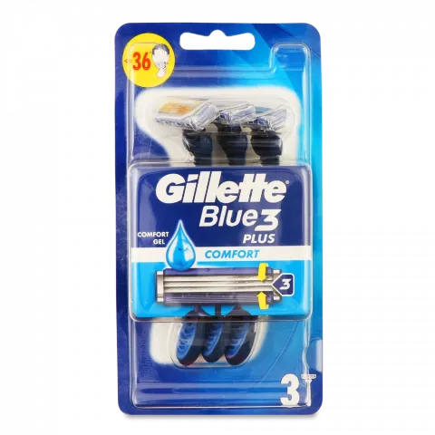 Станок д/гоління Gillette Блю3 3 шт. одноразовий