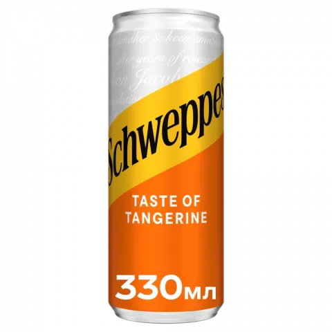 Вода Швепс 0,33 л з/б Мандарин