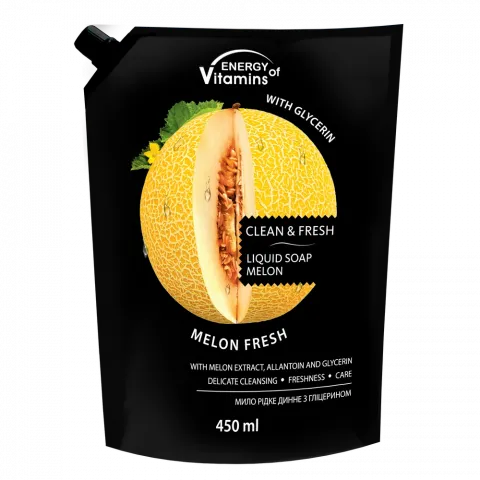 Мило рідке Смачні секрети 450 мл д/пак. Диня