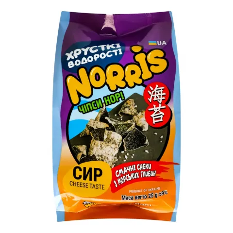 Чипси норі Norris 25 г з сиром