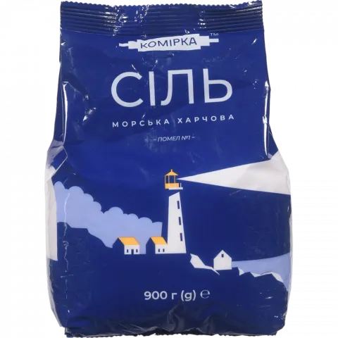Сіль Комірка 900 г морська
