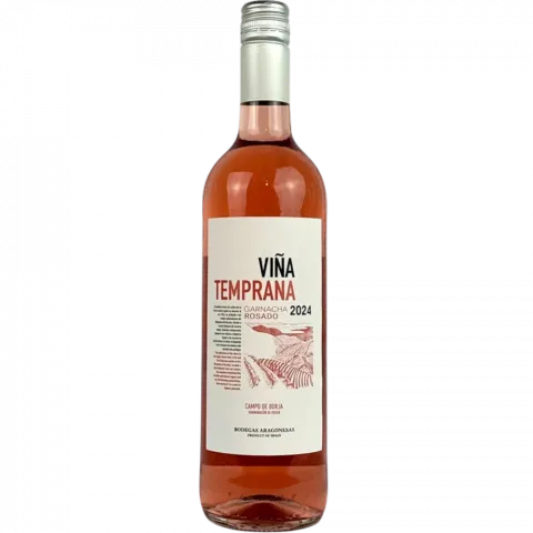 Вино Vina Temprana 0,75л сухе рож.13,5 2025 ІспаніяИ052