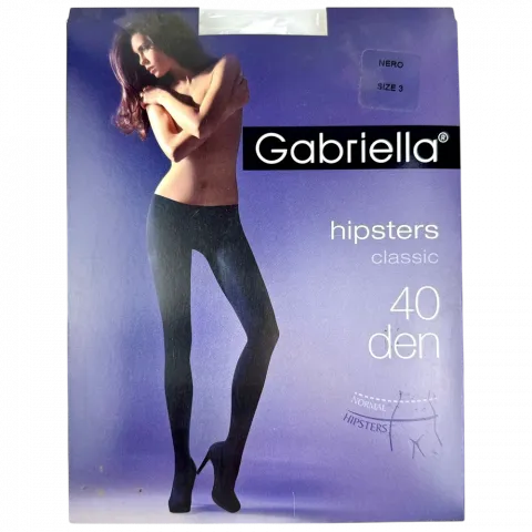 Колготи жін. Gabriella Hipsters 40 Den Nero 3р.