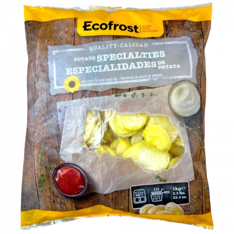 Картопля фрі Ecofrost 1кг обсмажена (Бельгія)