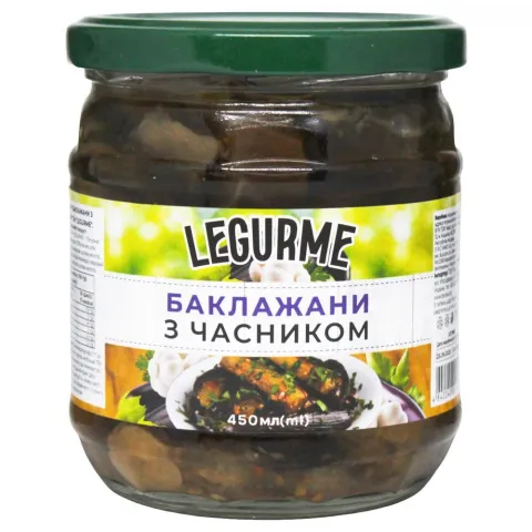 Баклажани Legurme 430 г з часником (Молдова)