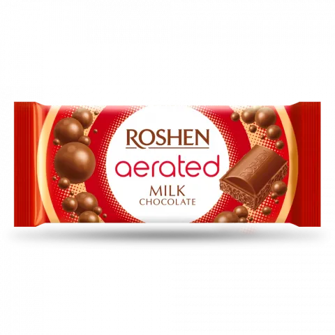 Шок Рошен 80 г порист. темно-молочний