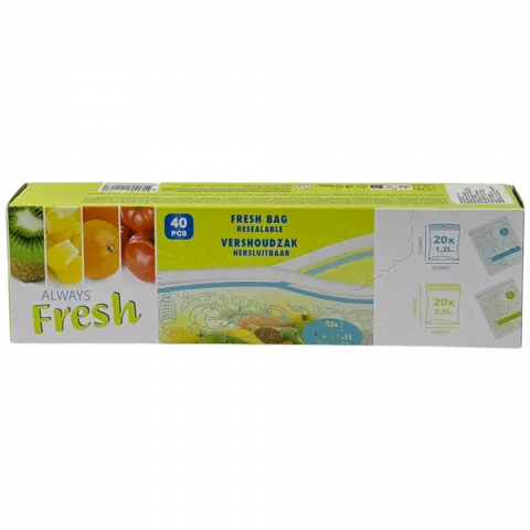 Герметичний пакет на застібці 40 шт DD4000010 БИ171 (КІН)