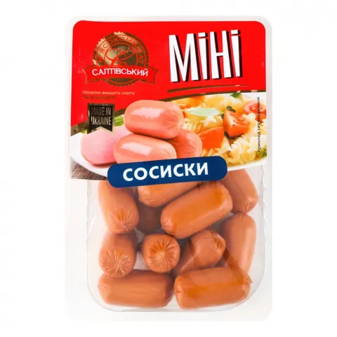 Сосиски СМК Міні 350 г в/ґ т/у