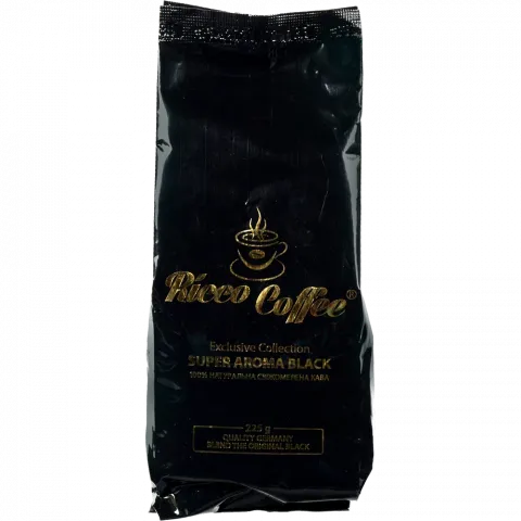 Кава Рікко 225 г мел. Супер Арома Блек