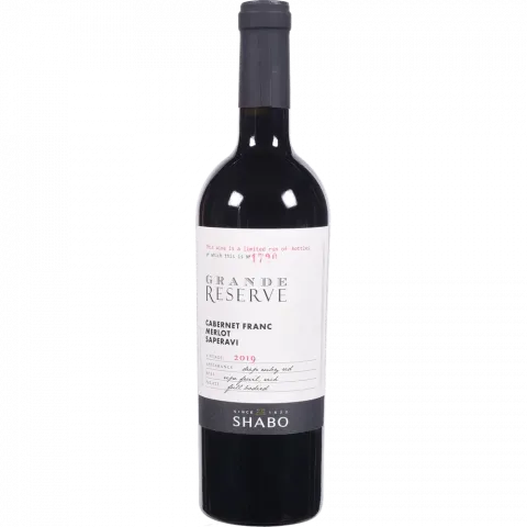 Вино Shabo Grande Reserve Каберне Фран Мерло Сапераві 0,75 л сух. червон.