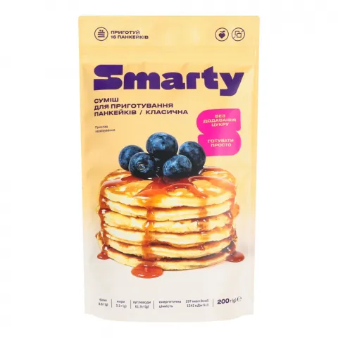 Суміш Смартік 200 г д/панкейків класична
