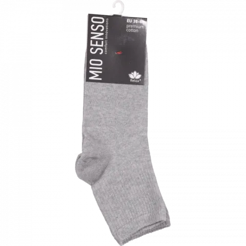 Шкарпетки жін. MioSenso Relax4 C532R св.сірий меланж 38-40