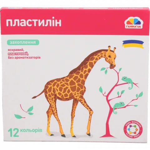 Пластилін дит. Захоплення 12 кол. 192 г стек 200304/200312
